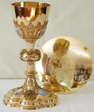 Antique French Gothic Chalice